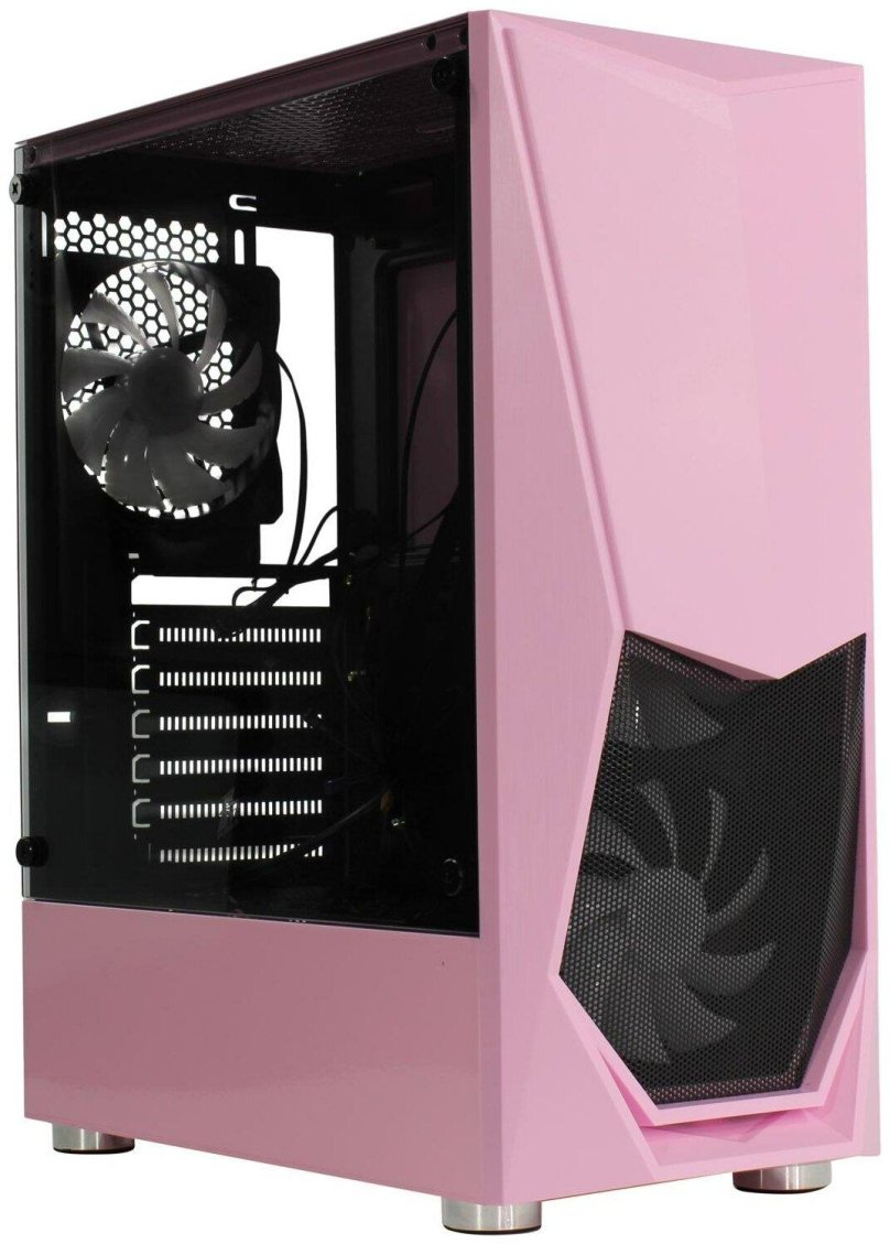 1stplayer dk-3 ATX Tempered Glass Pink dk-3-pk-3g6