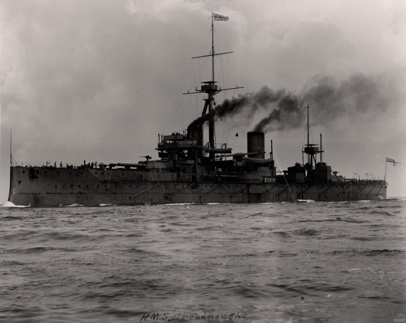British battleship HMS Dreadnought