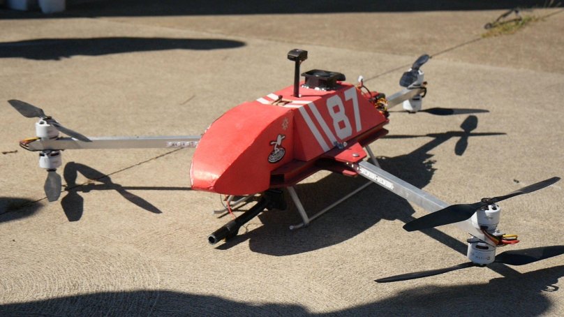 Fire drone Ehang 216f