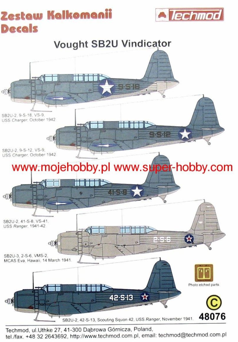 Sb2u Vindicator Vought photo