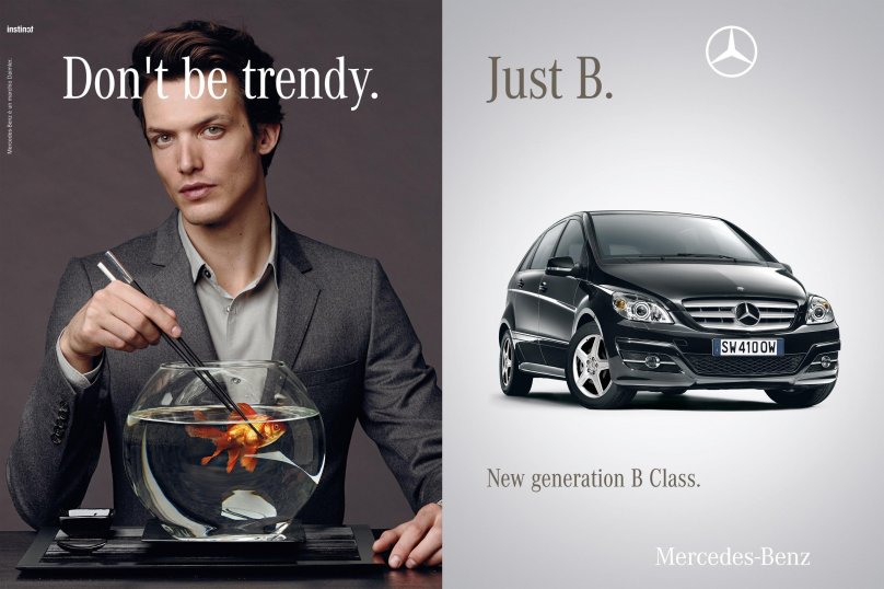 Mercedes advertising