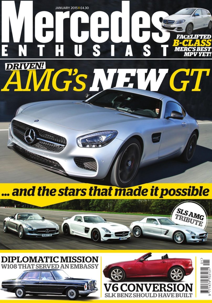 Magazine with Mersedess