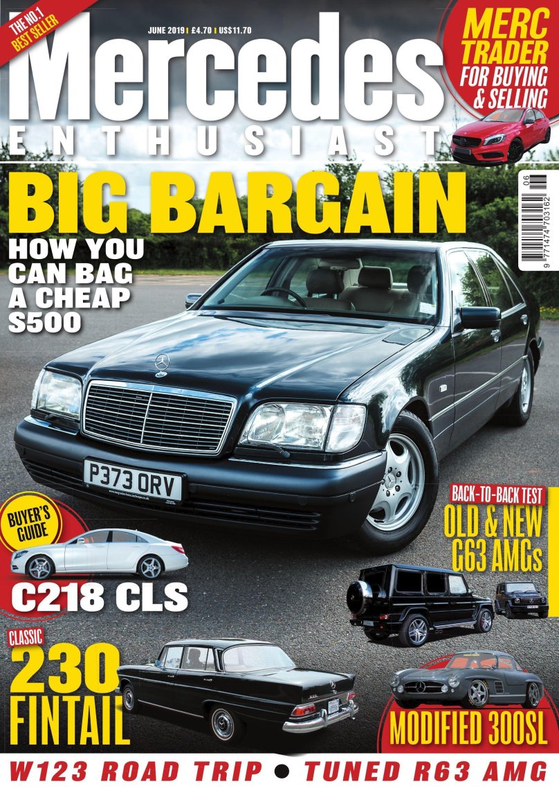 Mercedes on the Cover magazine