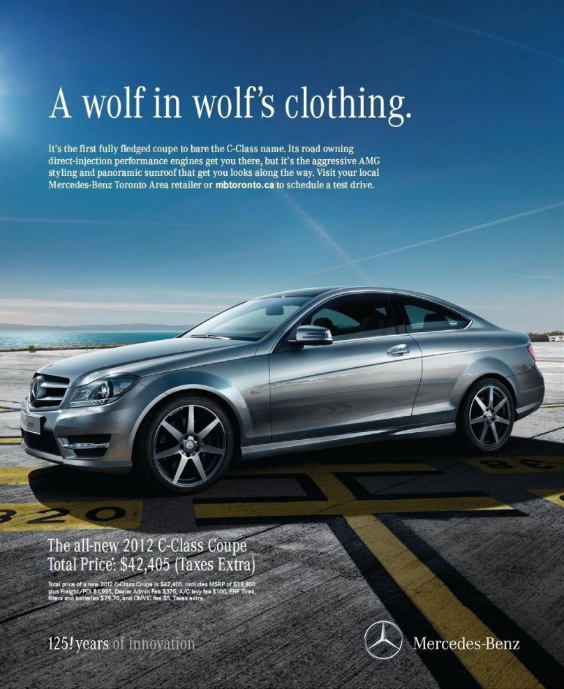 Mercedes advertising