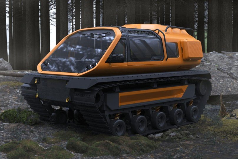 Terranika tracked all-terrain vehicle