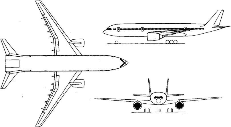 Tu 204 drawing