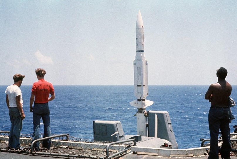 Rocket Launch from Aircraft Carrier