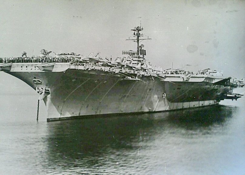 Uss America CV-66 sinking