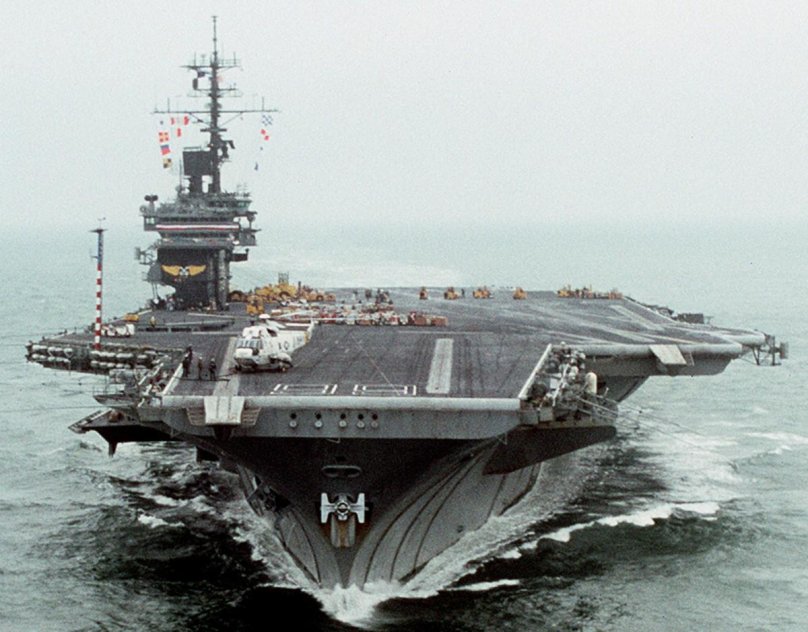 Uss America CV-66 at the bottom