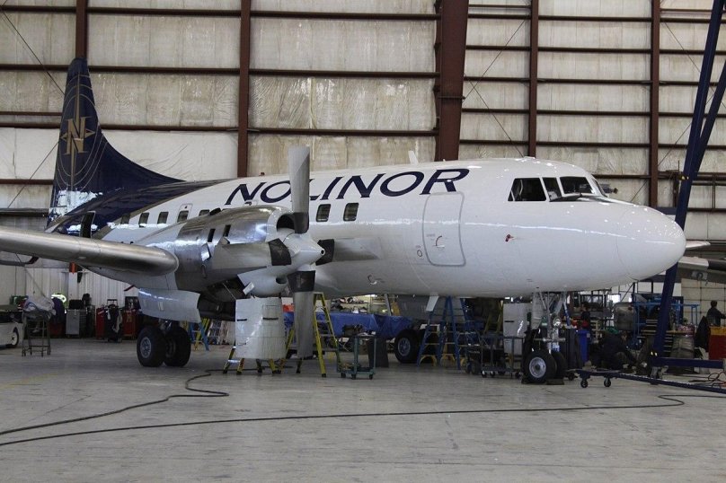 Convair CV-580 crash near Hirtshals