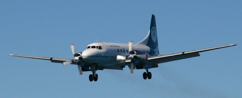 Disaster Convair CV-580 near Hirtshals