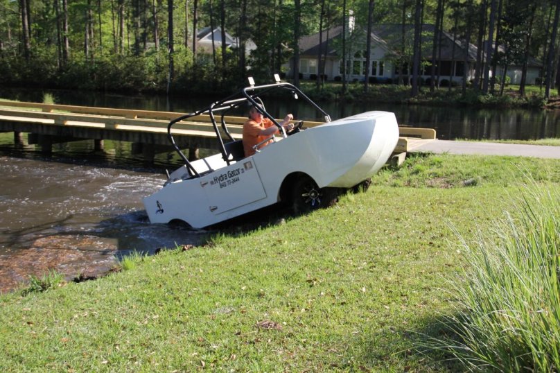 Homemade amphibian boats