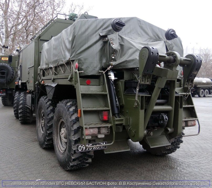 Rem-cl on the Ural-532362-1012 chassis 8x8