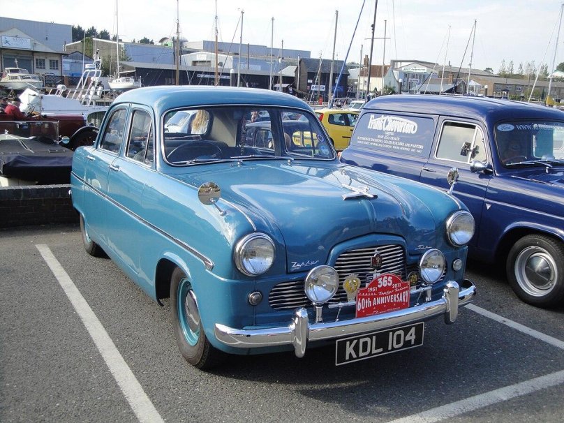 Moskvich car in Germany
