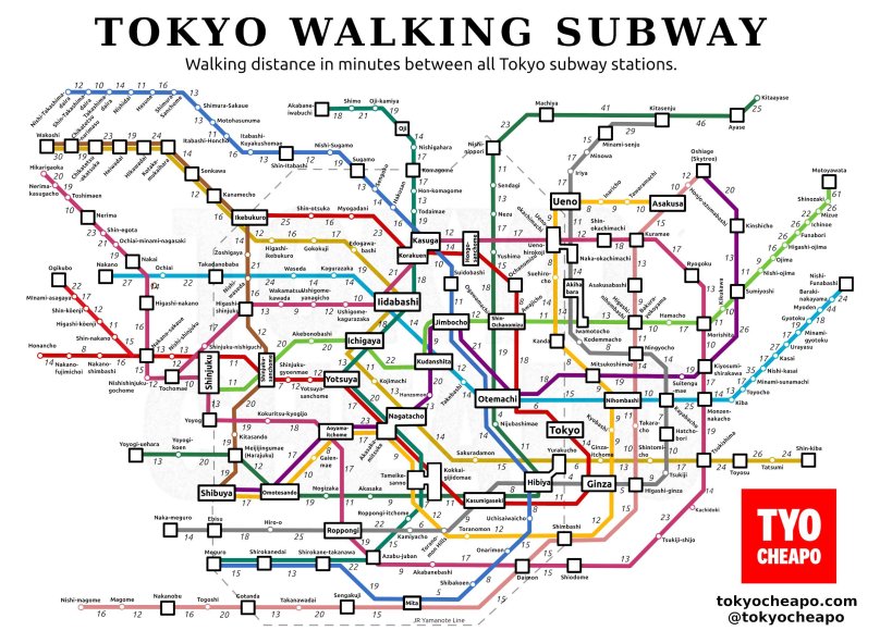 Japan Subway Map