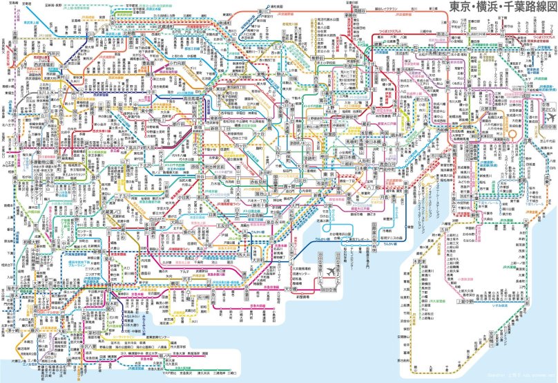 Tokyo Subway Map 2021