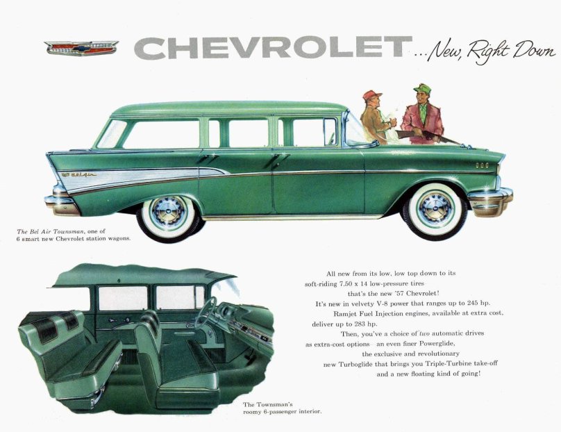 Chevrolet Bel Air 1957 drawing