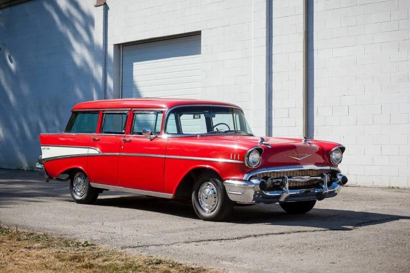 Chevrolet Bel Air 1957 Red