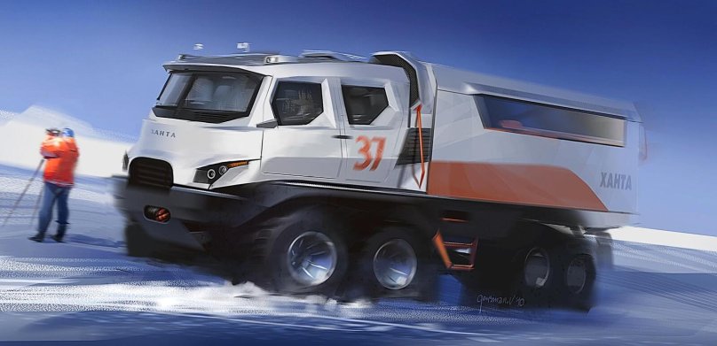 Amphibious all-terrain vehicle motorhome