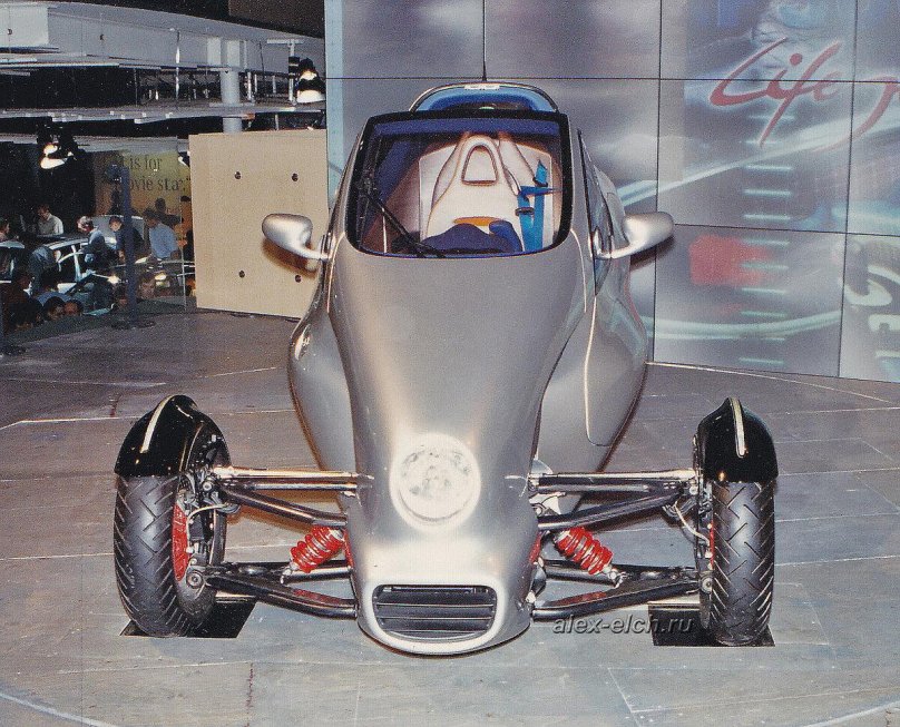 Mercedes three-wheeled motorcycle