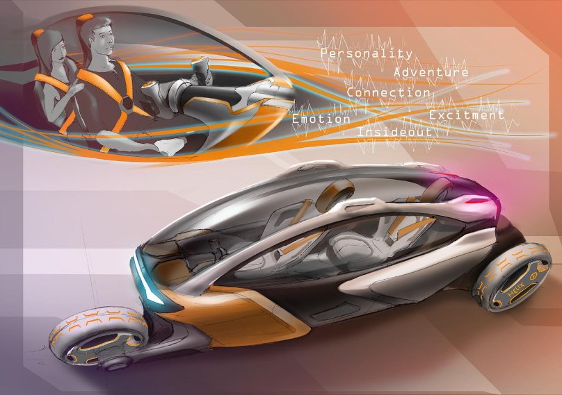 Techno car design
