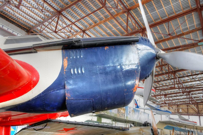 Ant-25 airplane cabin