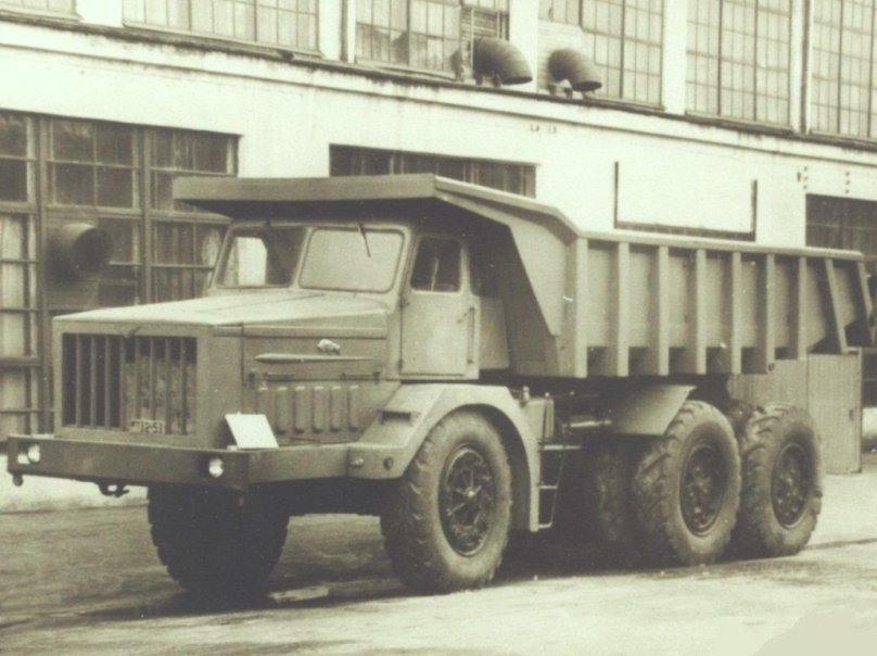 Maz-530 mining dump truck