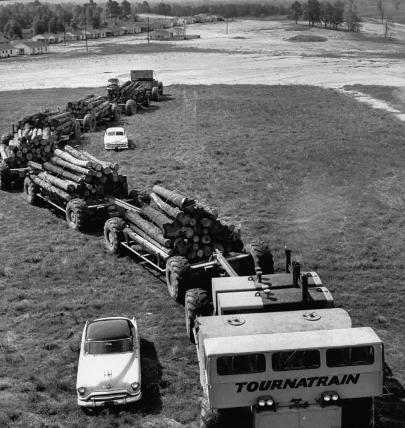 Letourneau road train