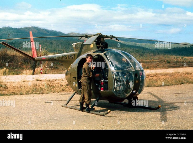 Oh-6 Cayuse helicopter in Vietnam