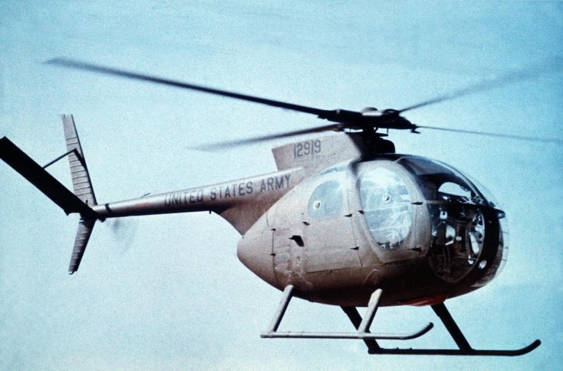 Oh-6 Cayuse helicopter in Vietnam