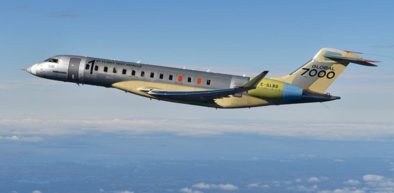 Bombardier Global 7000 aircraft interior