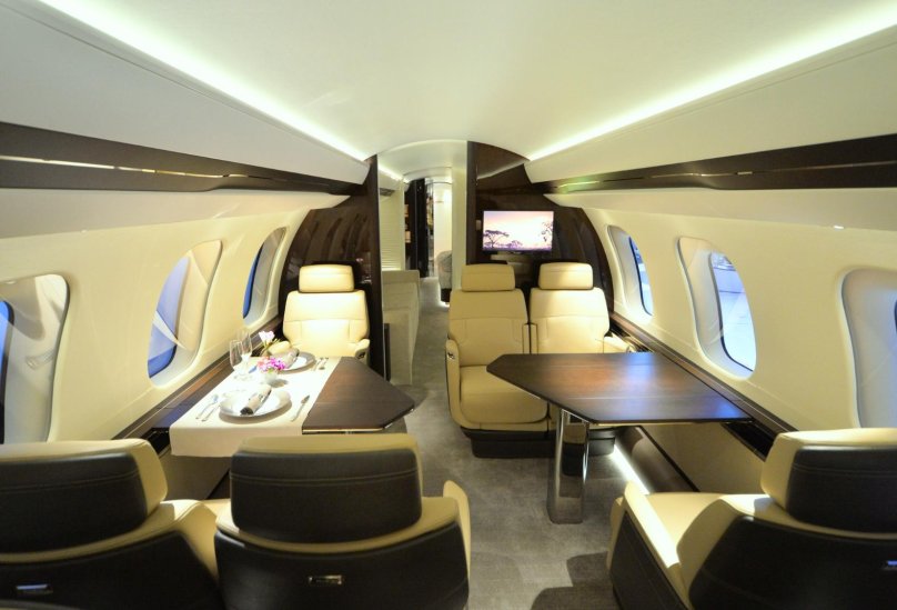 Bombardier Global 7000 aircraft interior