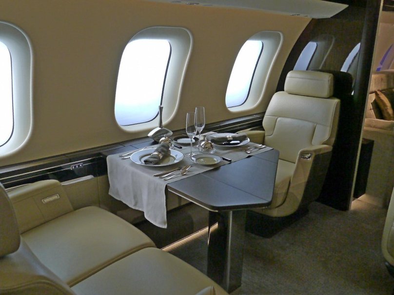 Bombardier Global 7000 aircraft interior