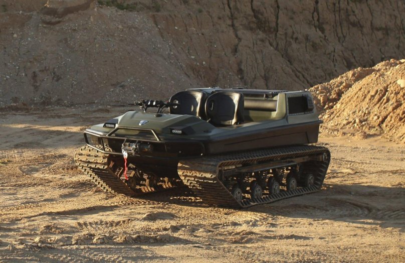Tinger tracked all-terrain vehicles