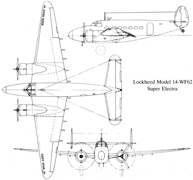 Lockheed model 14 super Electra