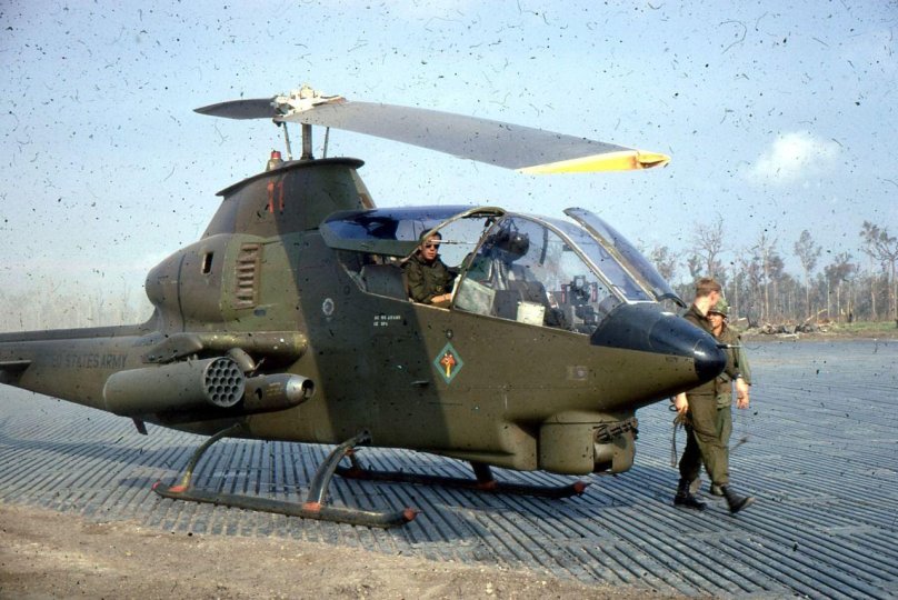 Cobra helicopter in Vietnam