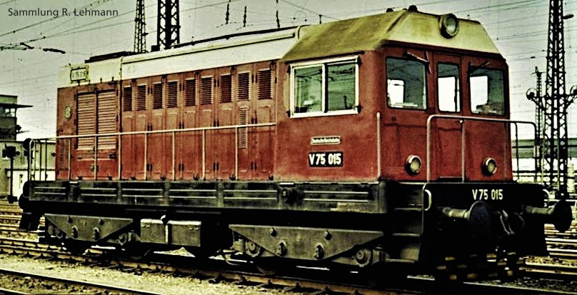 German diesel locomotive GDR