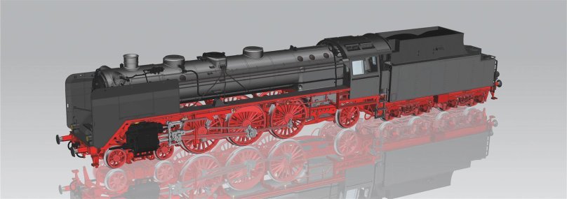 Steam locomotive br 80 018 Piko old