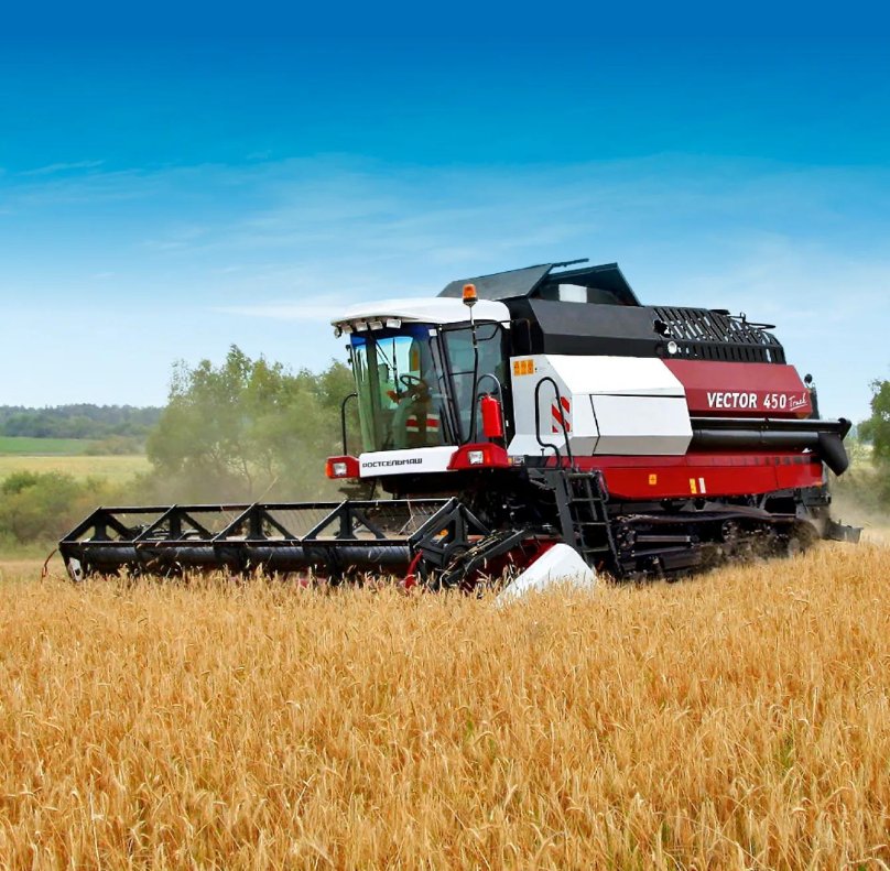 Combine Rostselmash vector 450