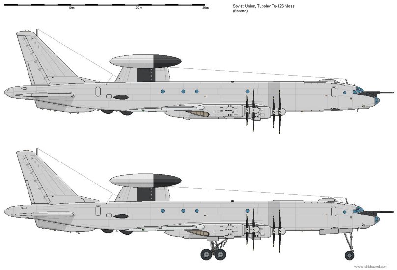 Tu-126 early warning aircraft