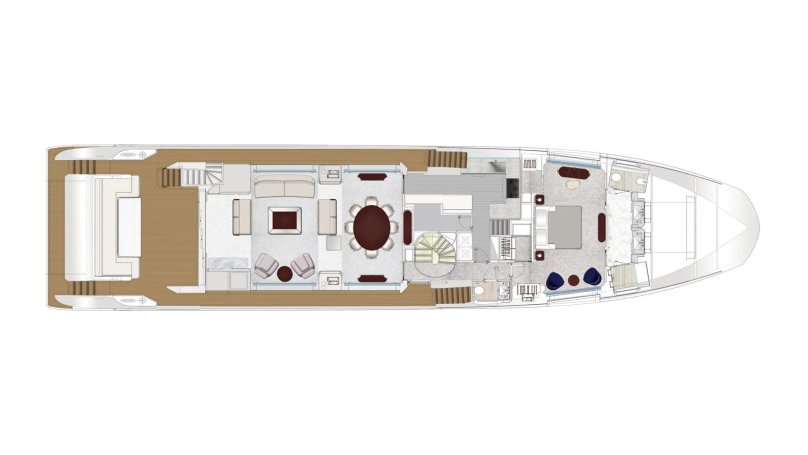 Azimut 64 Fly drawings