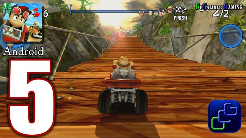 Pictures of characters from Beach Buggy Racing 2 with Commander Nova