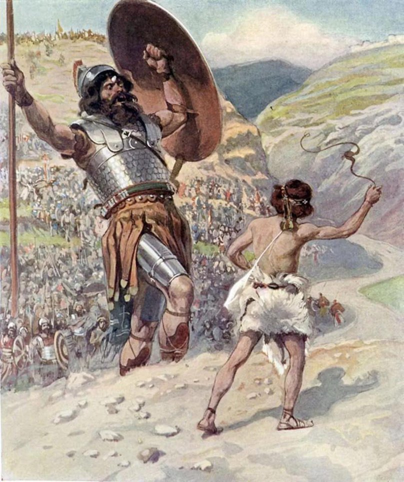 King David and Goliath