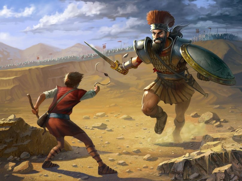 David and Goliath