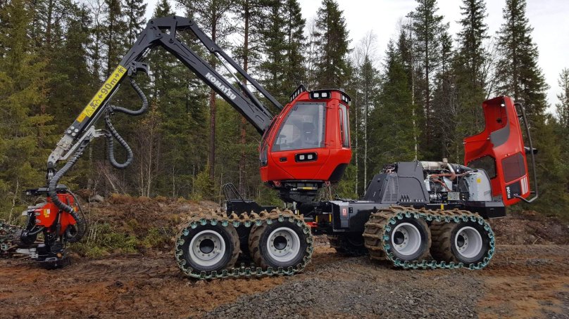 Komatsu 901tx Harvester