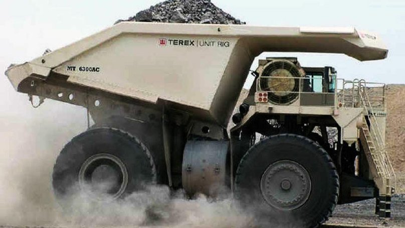Unit Rig mt3700 mining dump truck