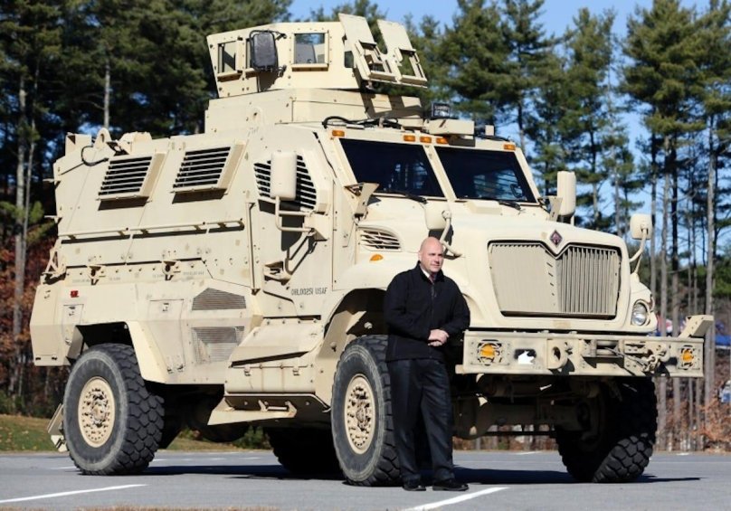 Armored vehicle MRAP