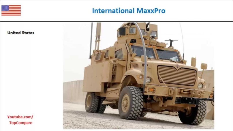 International MAXXPRO armored car