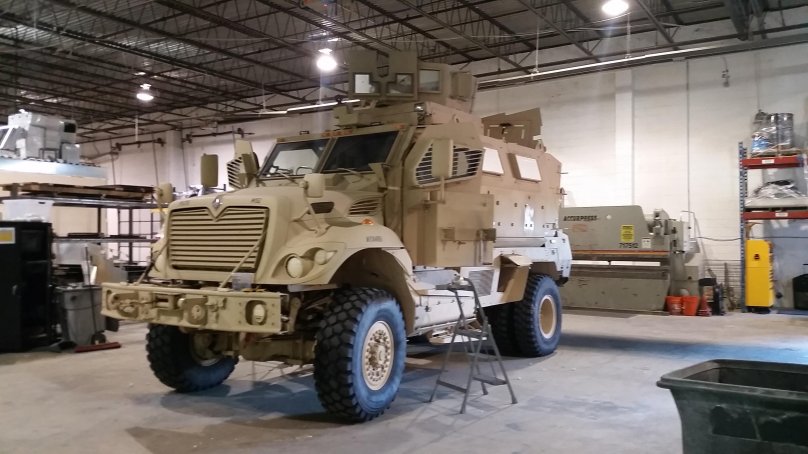 International MAXXPRO armored car