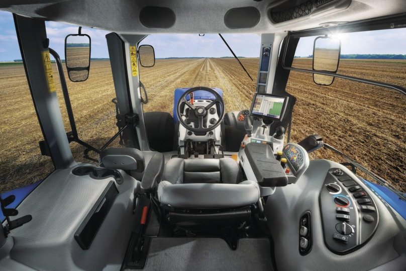 New Holland tractor cabin